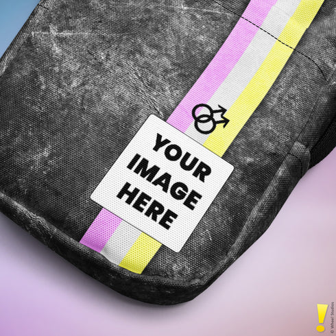 Twink Pride Grunge Stripe Crossbody Bag